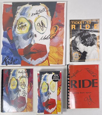 Lot 496 - RIDE - SIGNED LPS / ITINERARIES.