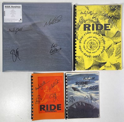 Lot 502 - RIDE - SIGNED LPS AND ITINERARIES.