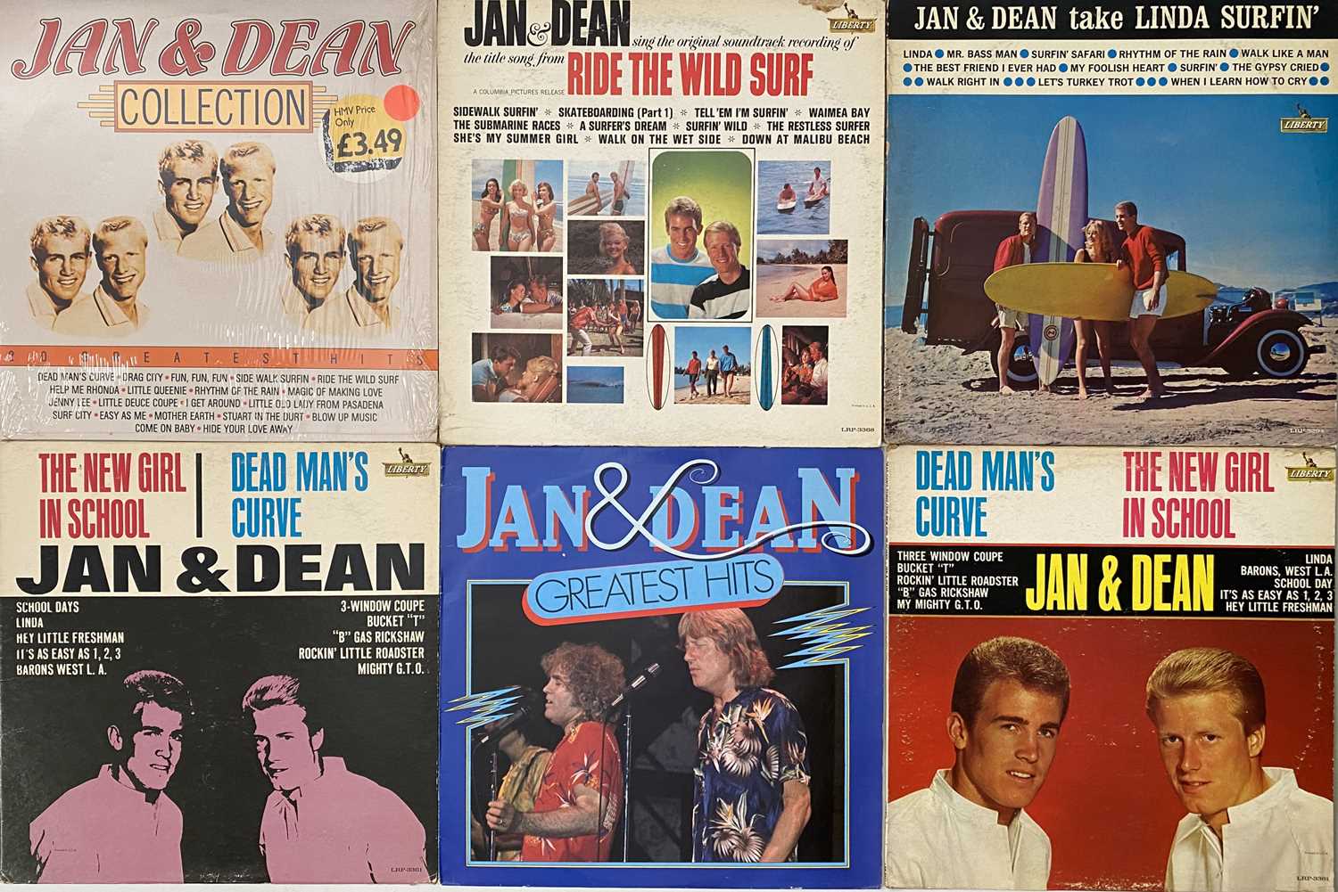 Jan Dea Lot 947 - JAN & DEAN - LP COLLECTION