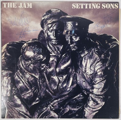 Lot 465 - THE JAM - FULLY SIGNED COPY OF SETTING SONS.