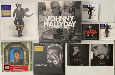 Lot 1325 - JOHNNY HALLYDAY - LP/ CD BOX SET COLLECTION (MANY NEW & SEALED)
