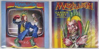 Lot 318 - MARILLION - SIGNED RECORDS.