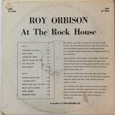 Lot 26 - Roy Orbison - At The Rock House (SUN LP 1260)