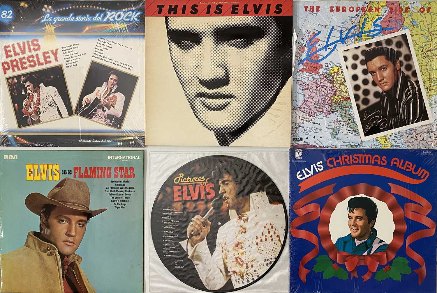 Lot 981 - ELVIS PRESLEY - LP COLLECTION (PRIVATE/