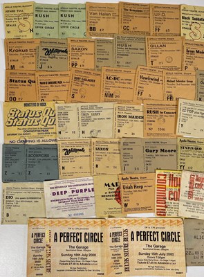 Lot 137 - HARD ROCK / METAL TICKET ARCHIVE.