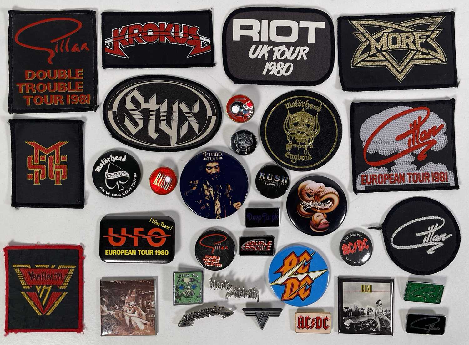 Lot 69 - ROCK / HARD ROCK / METAL PATCHES AND BADGES.