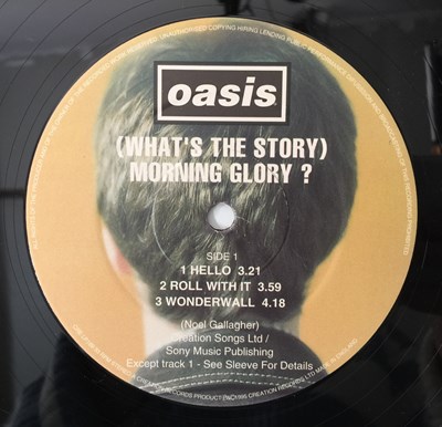 Lot 1068 - OASIS - (WHAT'S THE STORY) MORNING GLORY? (UK ORIGINAL - CRE LP 189)