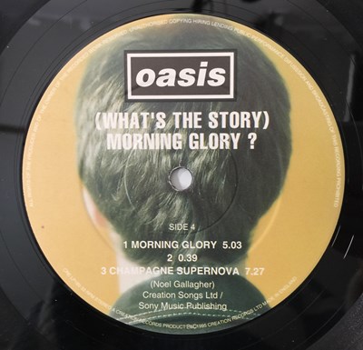 Lot 1068 - OASIS - (WHAT'S THE STORY) MORNING GLORY? (UK ORIGINAL - CRE LP 189)