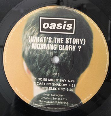 Lot 1068 - OASIS - (WHAT'S THE STORY) MORNING GLORY? (UK ORIGINAL - CRE LP 189)