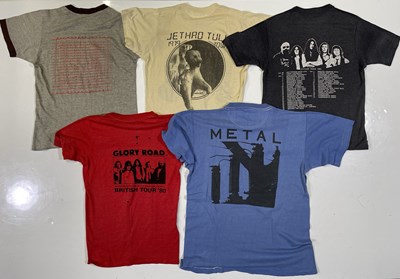 Lot 350 - VINTAGE C 70S/80S BAND T-SHIRTS.