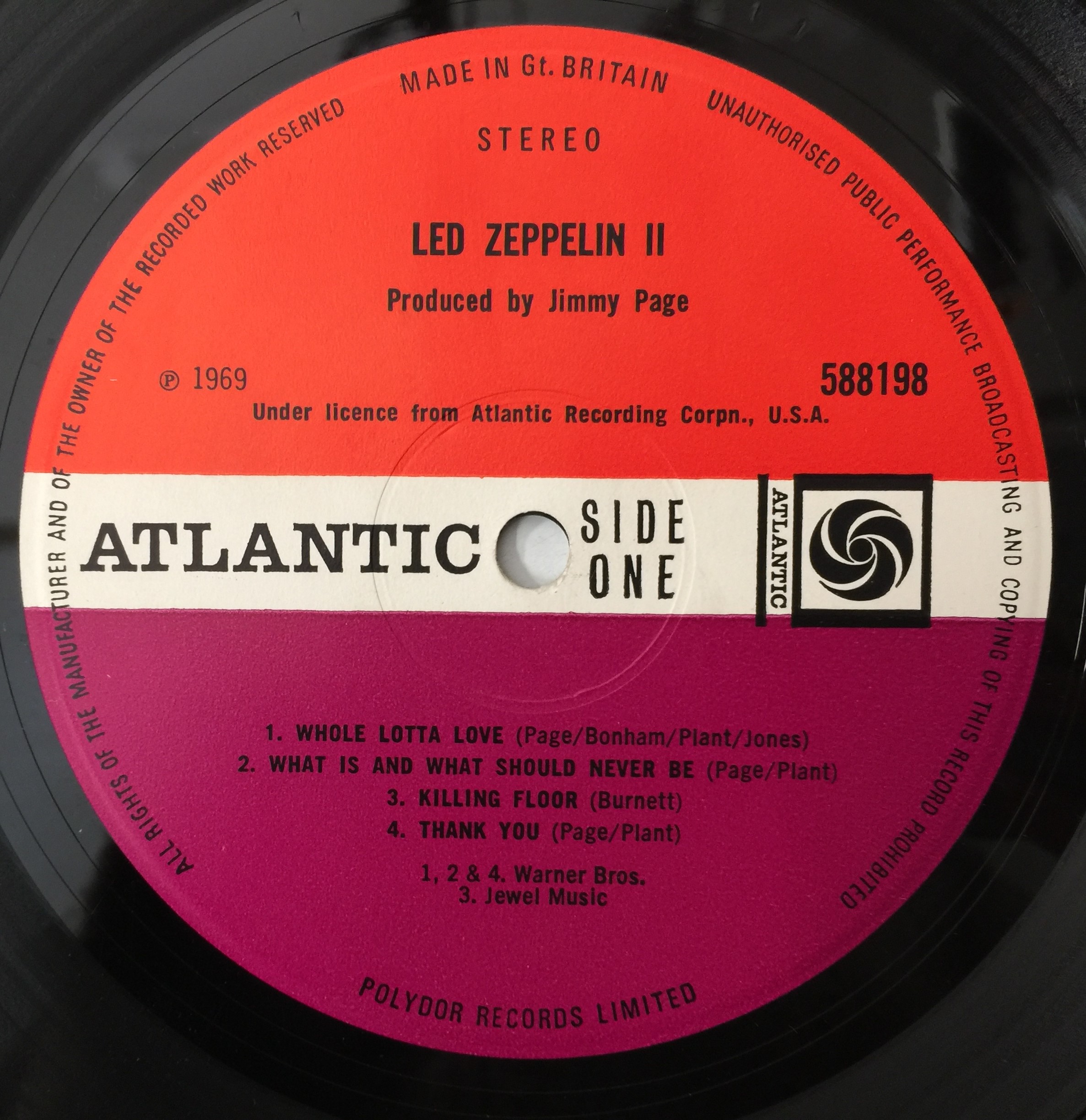 Led Zeppelin Rarities Lot 997 - LED ZEPPELIN - LP RARITIES PACK (PLUM/ RED