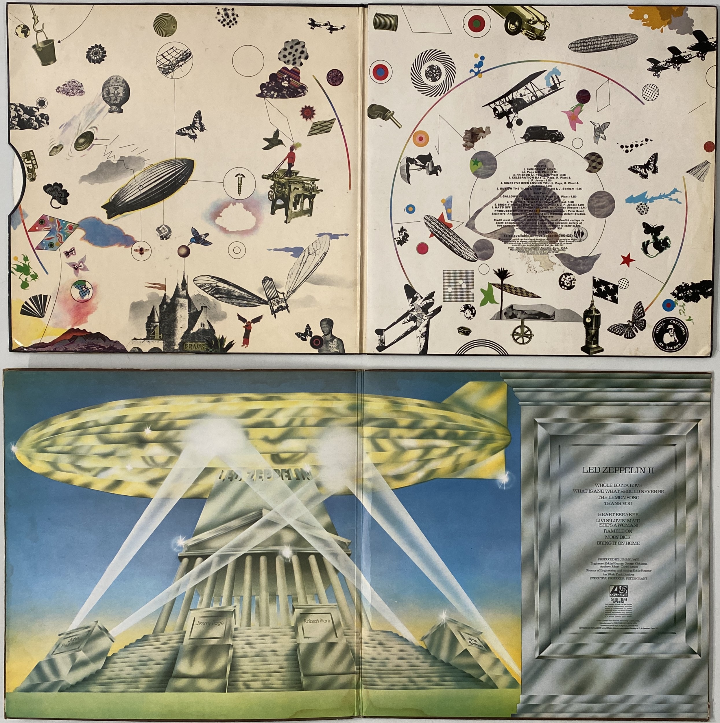 Led Zeppelin Rarities Lot 997 - LED ZEPPELIN - LP RARITIES PACK (PLUM/ RED
