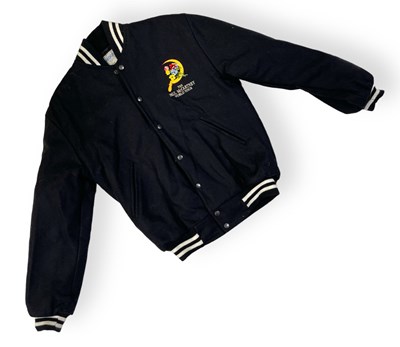 Lot 414 - PAUL MCCARTNEY - CREW ISSUED 1993 WORLD TOUR BASEBALL JACKET.