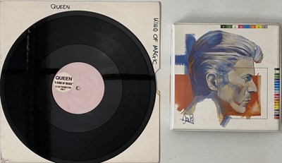 Lot 1005 - DAVID BOWIE - FASHIONS 7" PACK + QUEEN - A KIND OF MAGIC 12" PACK