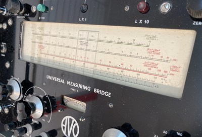 Lot 5 - Avo Universal Measuring Bridge Type 1 and Circa 1960s Military Loudspeaker - lot 5
