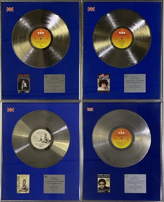 Lot 337 - DAVID ESSEX / JOHNNY MATHIS - OFFICIAL BPI PRESENTATION AWARDS - DAVID ESSEX SIGNED.