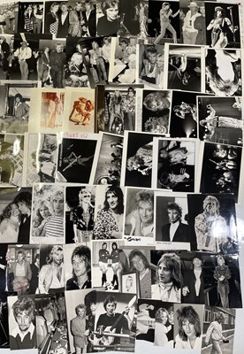 Lot 192 - ROD STEWART - LARGE COLLECTION OF PRESS PHOTOGRAPHS.