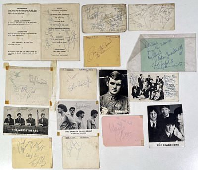 Lot 321 - 1960S STARS AUTOGRAPH COLLECTION.