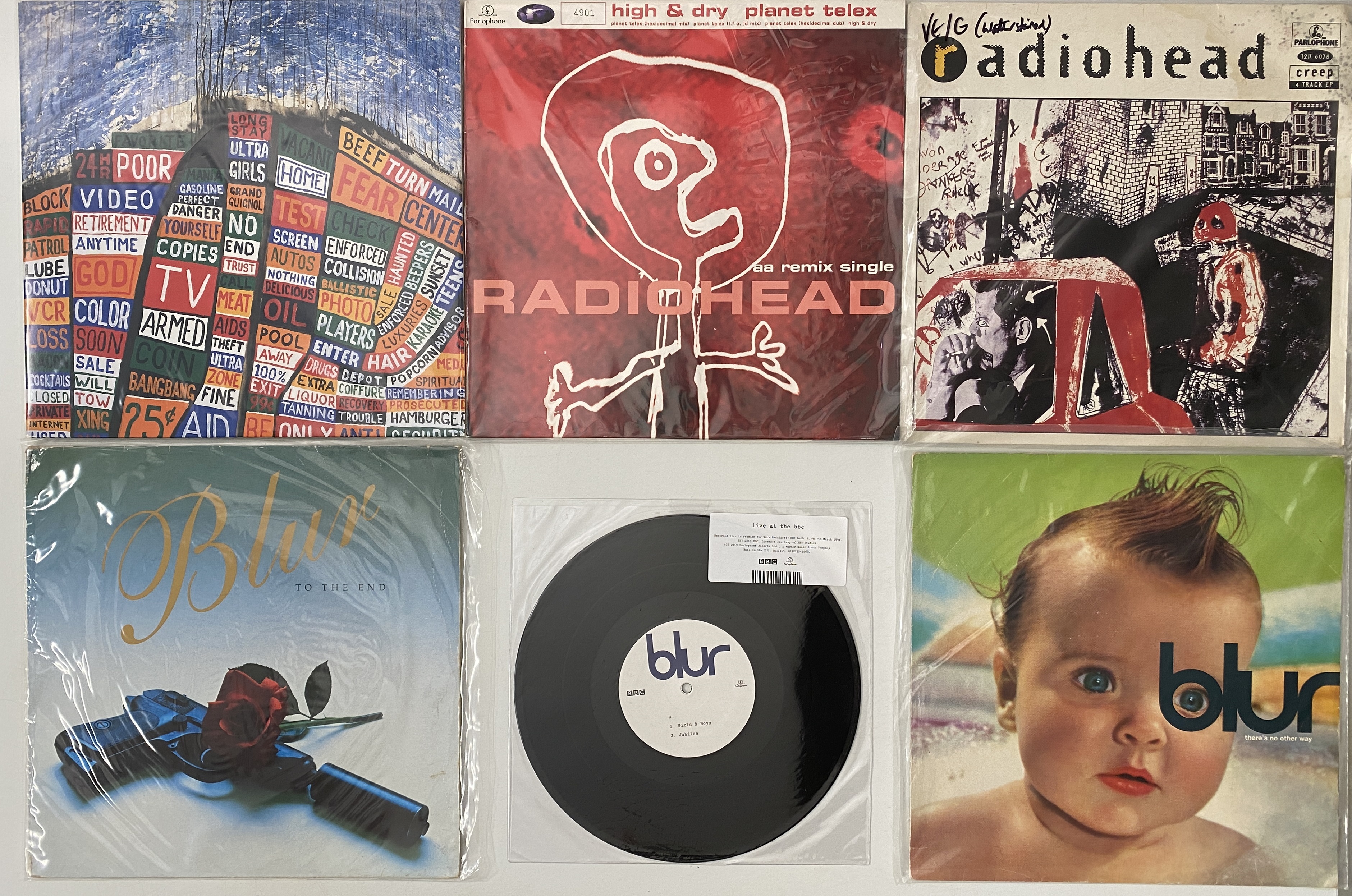 Radiohead Core Lot 1121 - RADIOHEAD / BLUR - 12