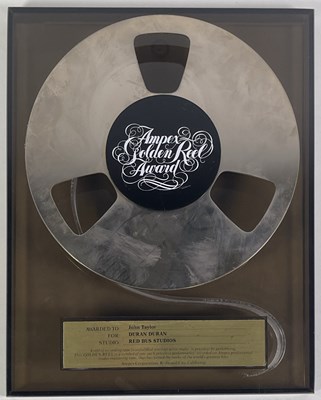 Lot 452 - DURAN DURAN - AMPEX GOLDEN REEL AWARD.