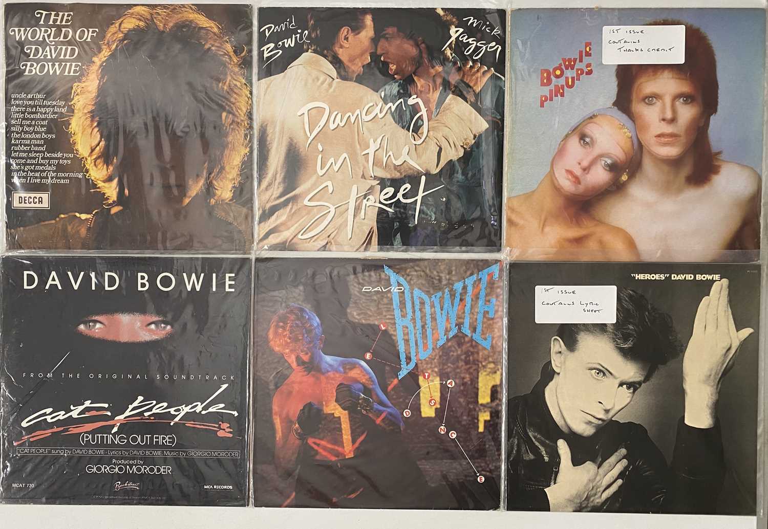 Lot 1127 - DAVID BOWIE - LP PACK