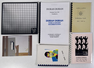 Lot 457 - DURAN DURAN - TOUR ITINERARIES.