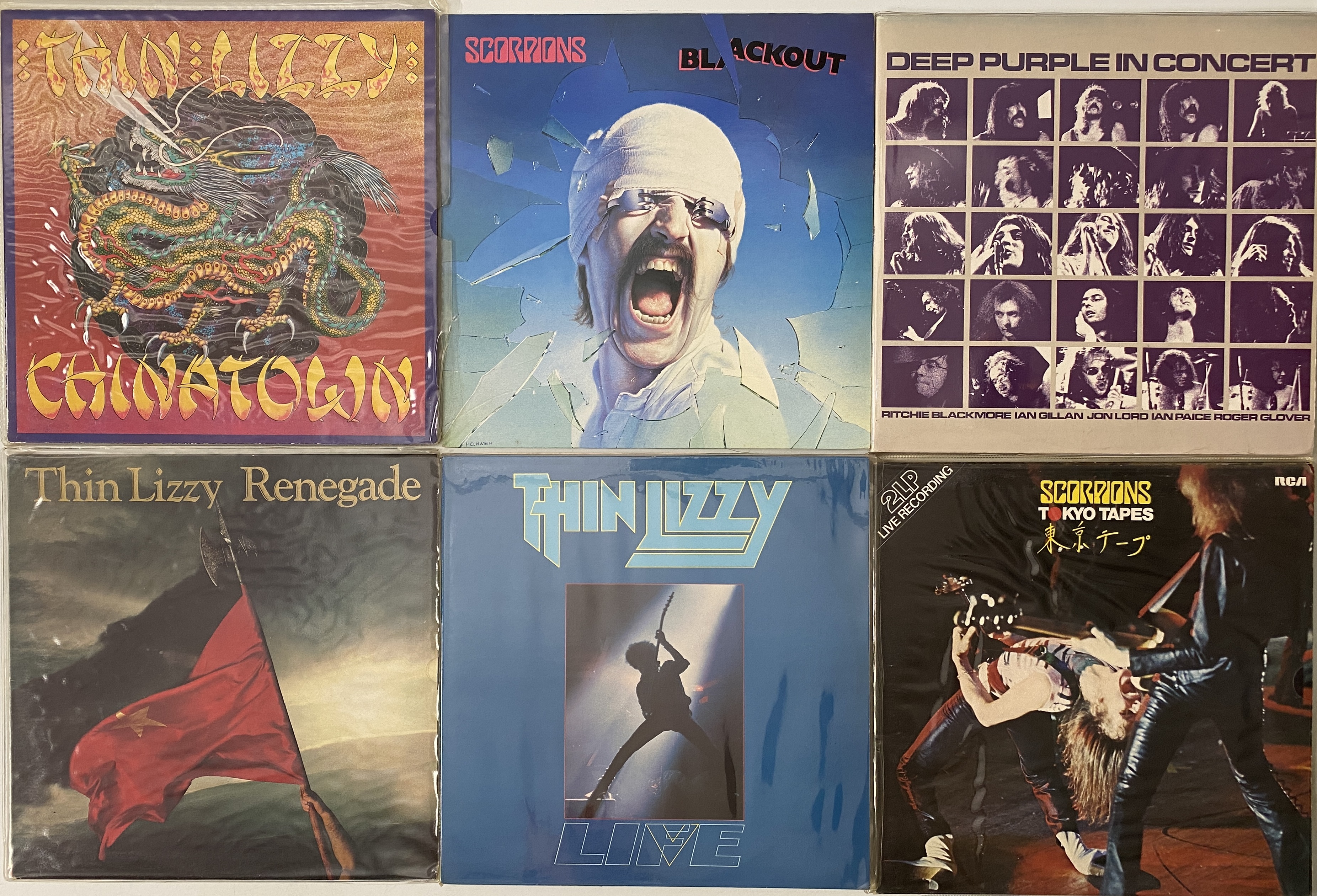 Lot 1011 - CLASSIC/HEAVY ROCK - LPs/12