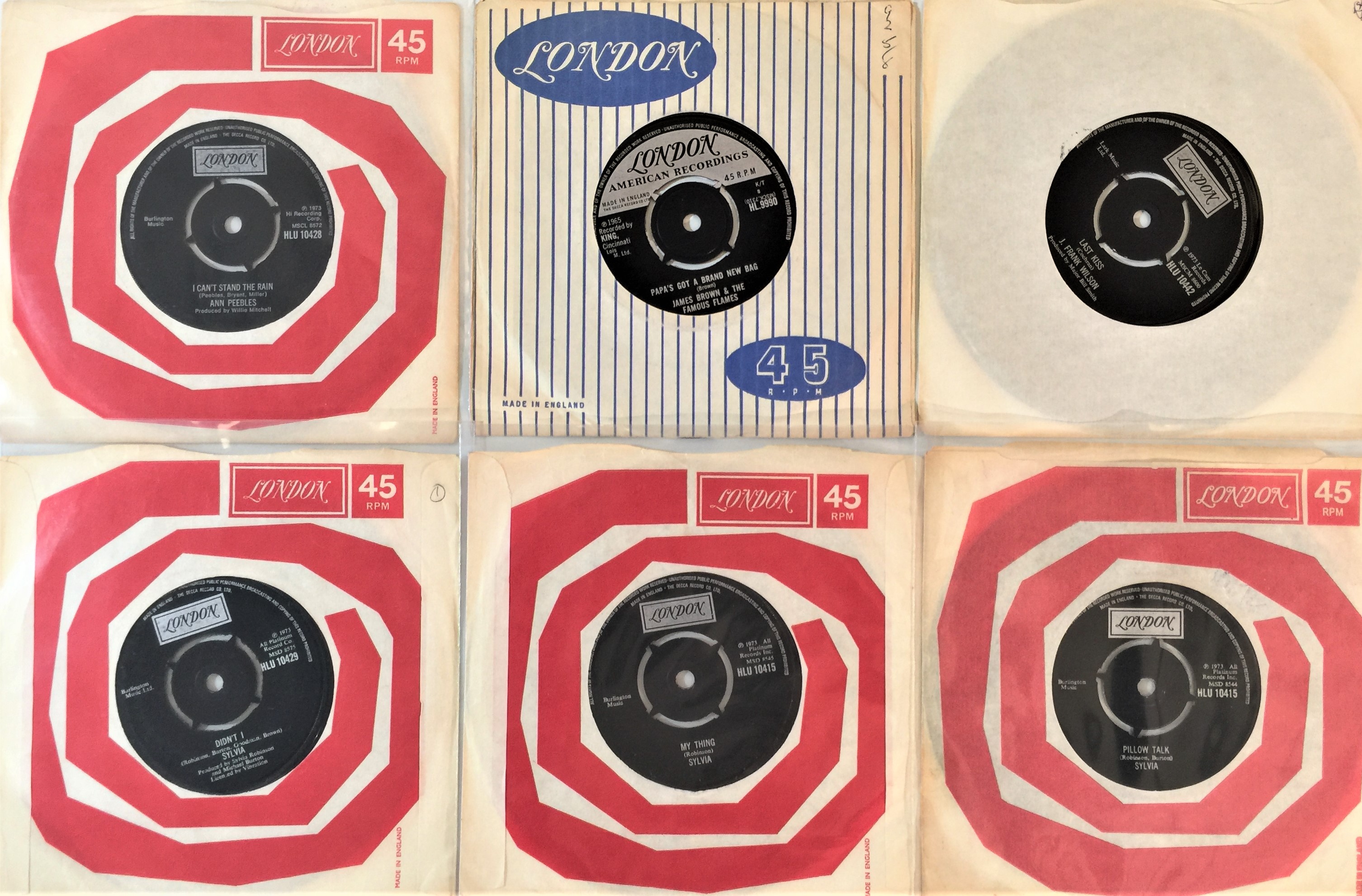 Lot 153 - LONDON RECORDS 7'' COLLECTION