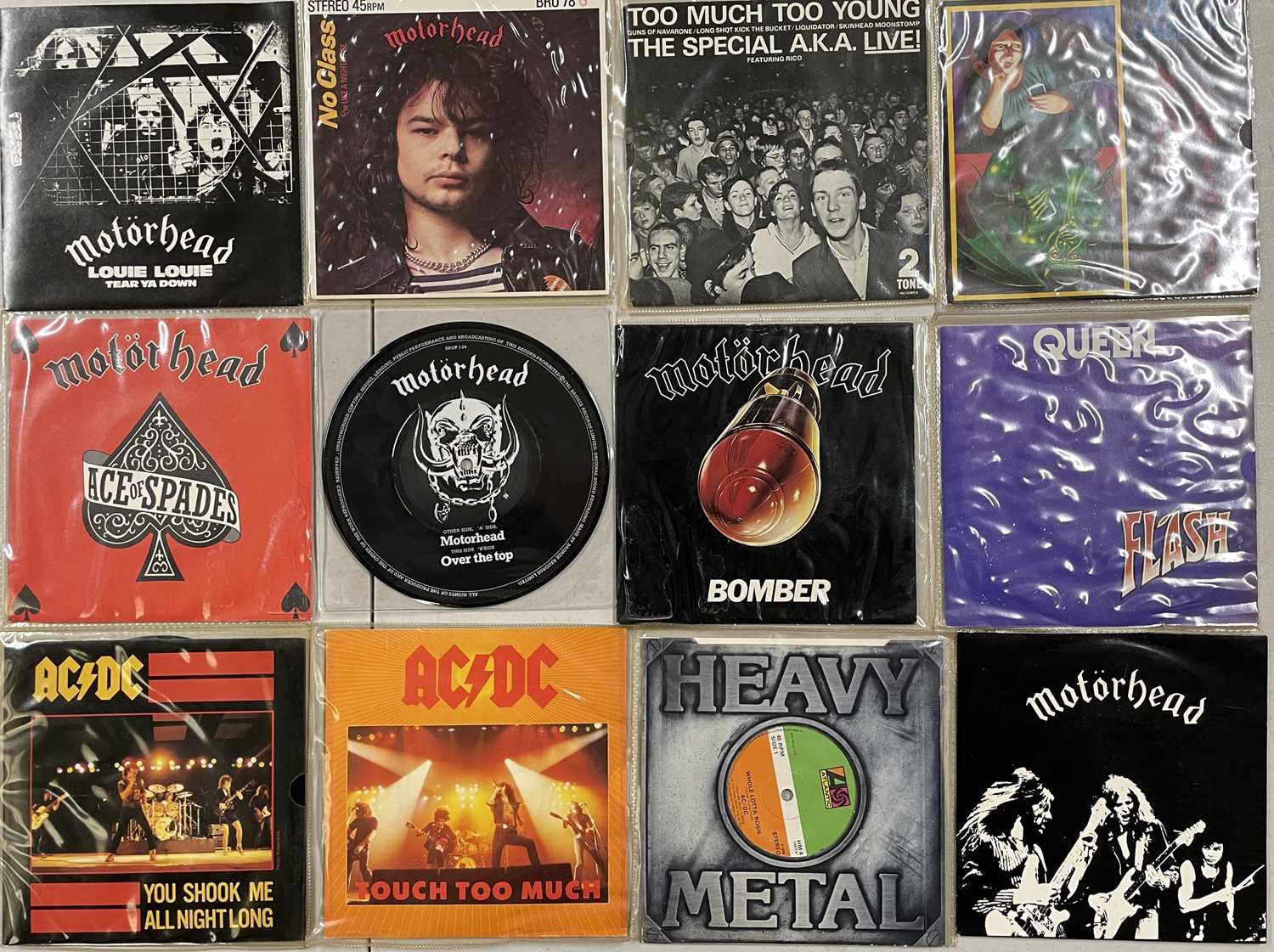 Lot 1018 - ROCK/HEAVY/METAL - 7" COLLECTION