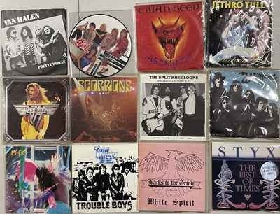 Lot 1018 - ROCK/HEAVY/METAL - 7" COLLECTION