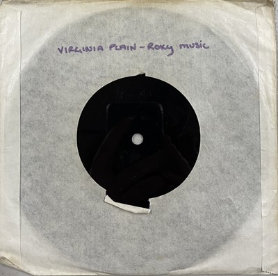 Lot 1035 - ROXY MUSIC - VIRGINIA PLAIN - 7" ACETATE RECORDING