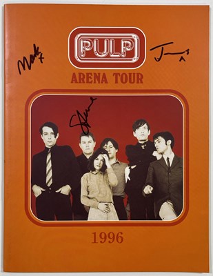 Lot 328 - PULP - SIGNED 1996 ARENA TOUR PROGRAMME.