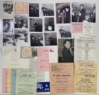 Lot 70 - THE CAVERN CLUB - MEMORABILIA INC MERSEY BEAT AUTOGRAPHS.