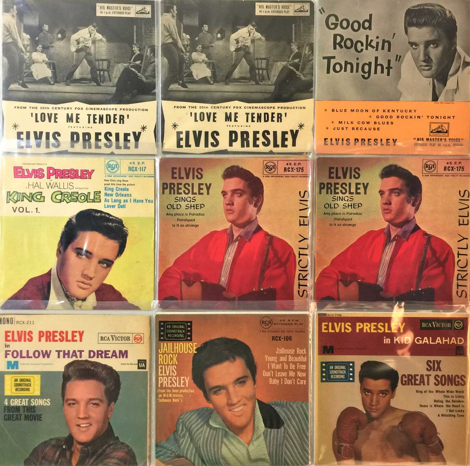 Lot 39 - Elvis Presley - 7" EP Collection