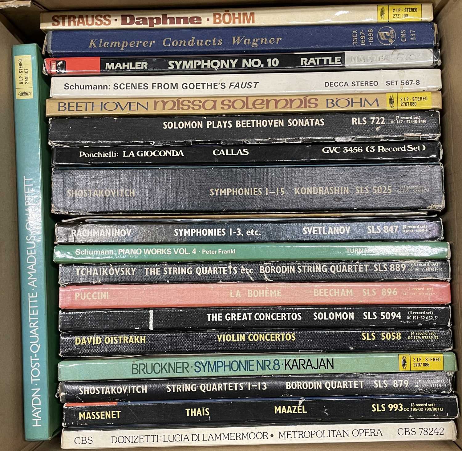 Lot 1208 - CLASSICAL - LP BOX SETS COLLECTION