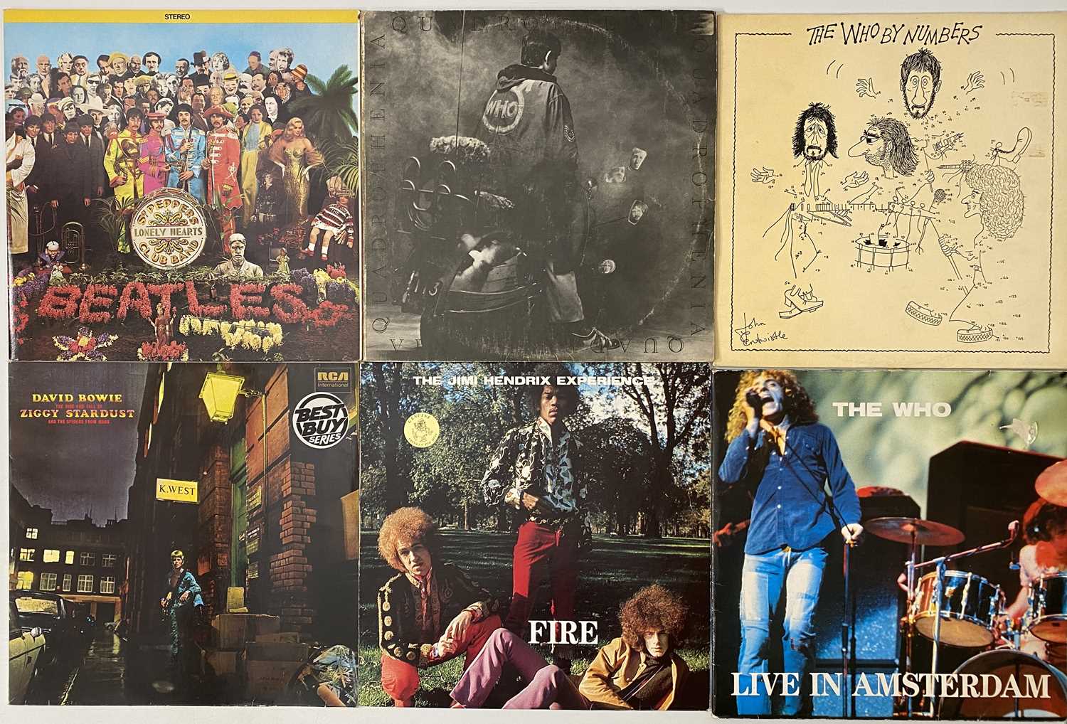 Lot 1234 - CLASSIC/ PROG/ PUNK - ROCK LPs