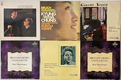 Lot 1250 - CLASSICAL - LPs PLUS CDs (INC. GINETTE NEVEU RARITY)