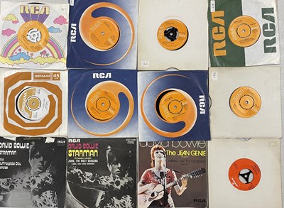 Lot 1247 - BOWIE/ BOLAN - 7" COLLECTION