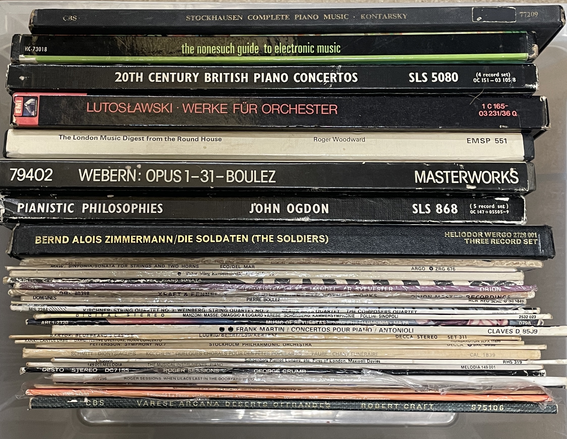 Lot 1267 - CONTEMPORARY/ MODERN/ AVANT - CLASSICAL LP