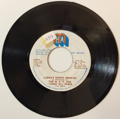 Lot 692 - THE MBV AND MUDIES ALL STARS - LORNA'S DANCE (REGGAE) 7" (JA HAM RECORDS ORIGINAL H.M. 8236)