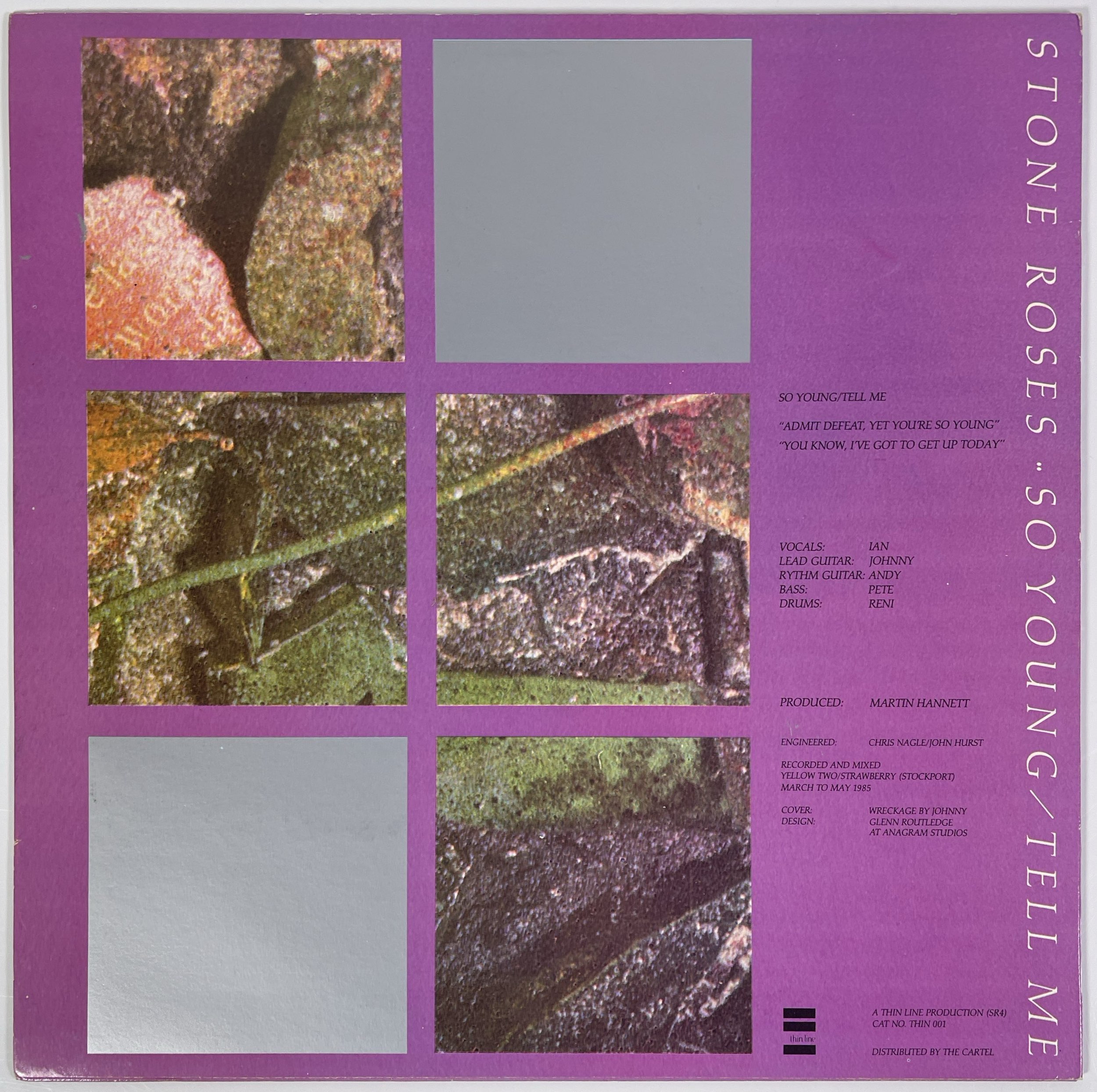 Lot 59 - THE STONE ROSES - SO YOUNG/TELL ME 12