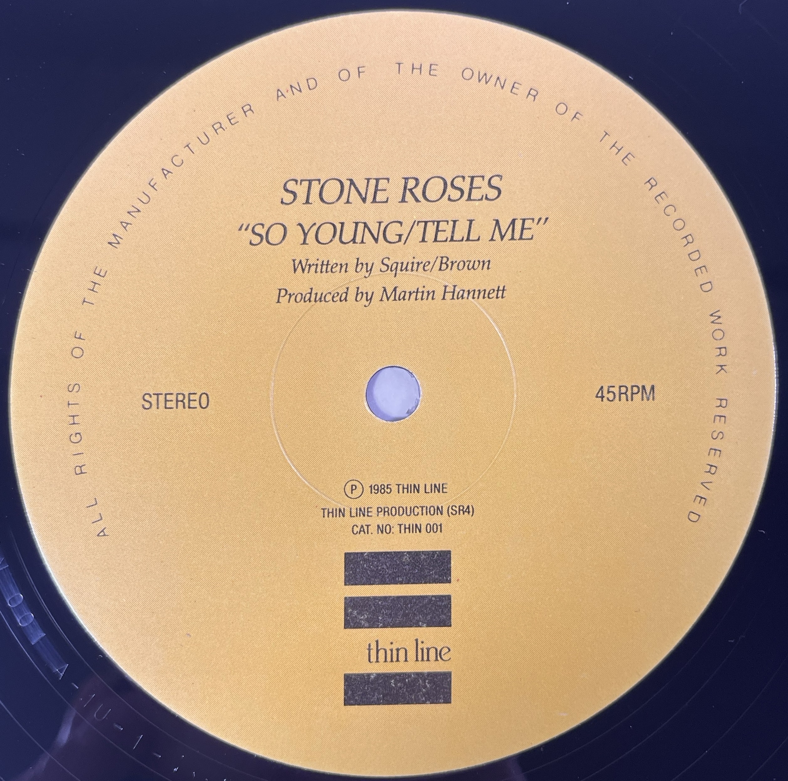 Lot 59 - THE STONE ROSES - SO YOUNG/TELL ME 12