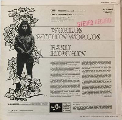 Lot 13 - BASIL KIRCHIN - WORLDS WITHIN WORLDS LP (ORIGINAL UK PRESSING - COLUMBIA SCX 6463)