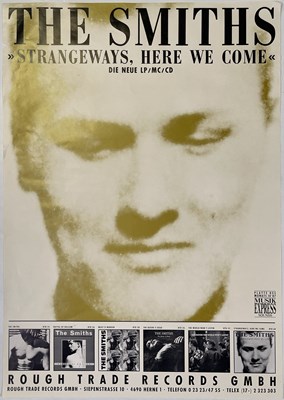 Lot 43 - THE SMITHS  - A GERMAN PROMOTIONAL POSTER FOR 'STRANGEWAYS...'