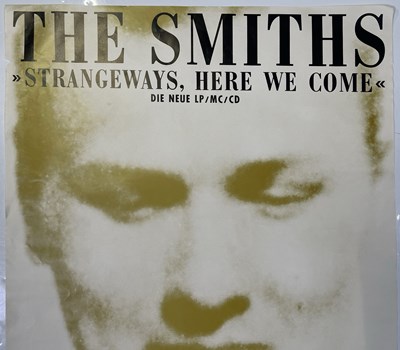 Lot 43 - THE SMITHS  - A GERMAN PROMOTIONAL POSTER FOR 'STRANGEWAYS...'