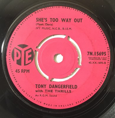 Lot 70 - TONY DANGERFIELD WITH THE THRILLS - I'VE SEEN SUCH THINGS C/W SHE'S TOO WAY OUT 7" (PYE - 7N 15695)