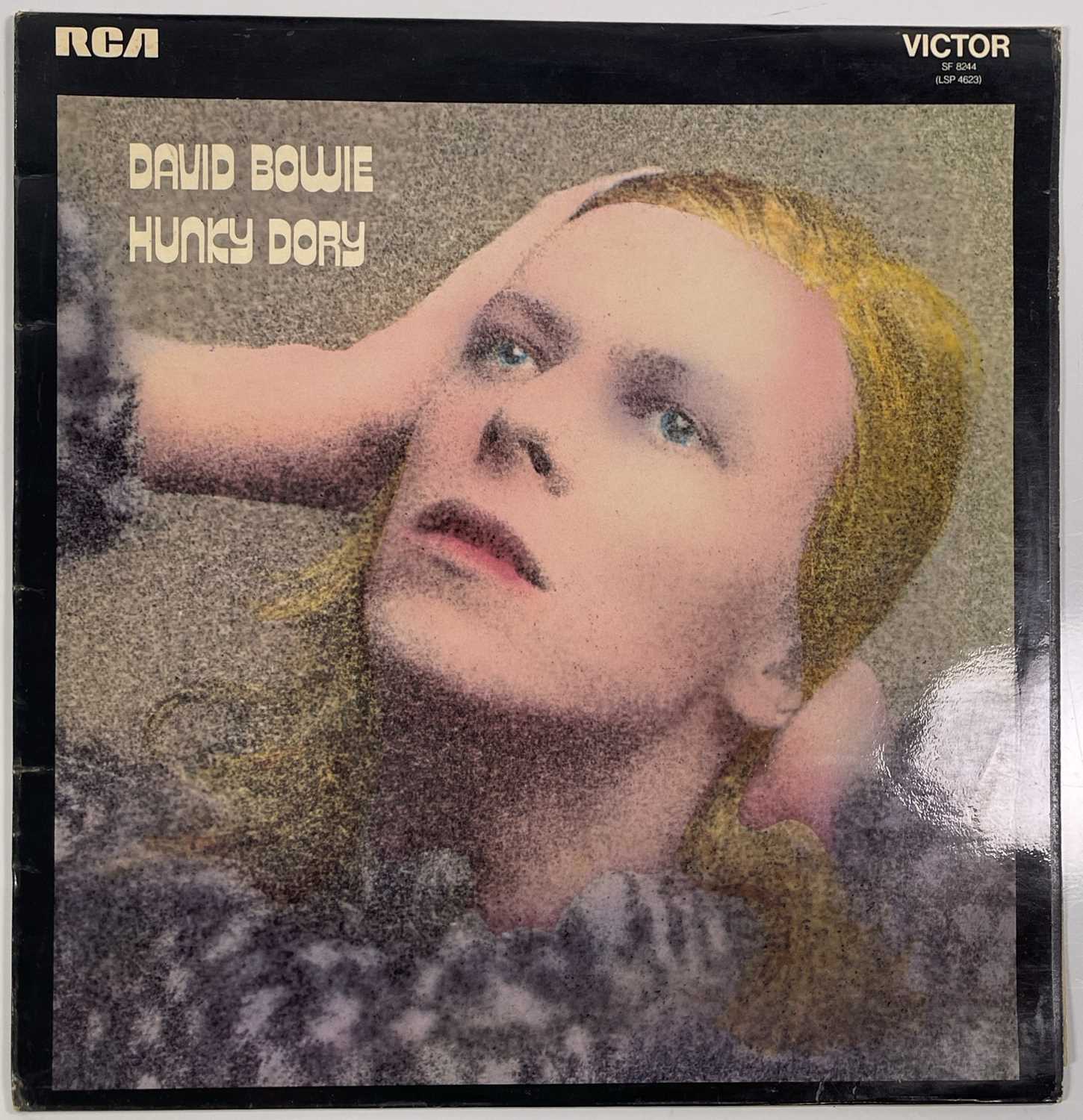 Lot 63 - DAVID BOWIE - HUNKY DORY LP (FRONT LAMINATED
