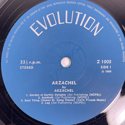 Lot 81 - ARZACHEL - ARZACHEL LP (EARLY UK PRESSING - EVOLUTION Z 1003)