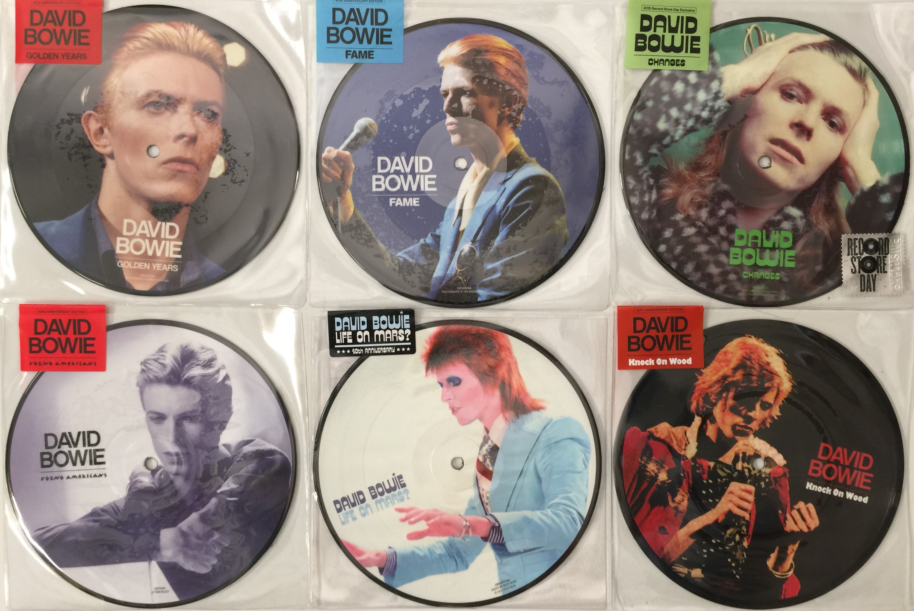 Lot 93 - DAVID BOWIE - 40TH ANNIVERSARY 7" PICTURE