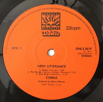 Lot 95 - COMUS - FIRST UTTERANCE LP (COMPLETE ORIGINAL UK COPY - DAWN DNLS 3019)